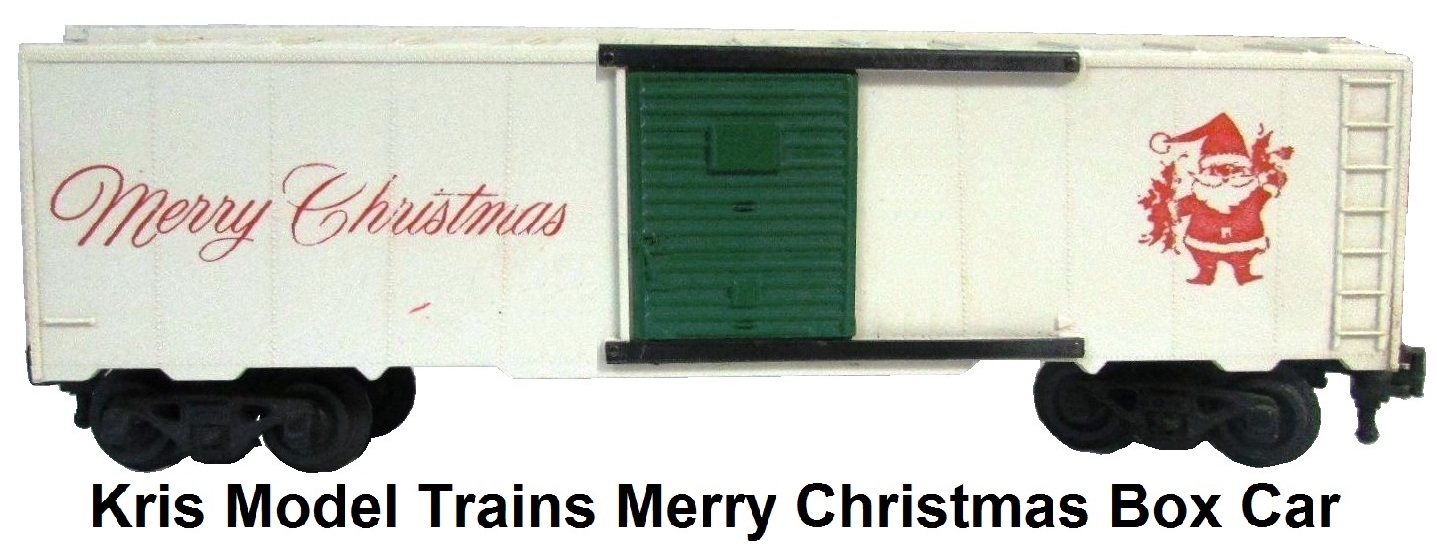 Kris Model Trains Merry Christmas box bar