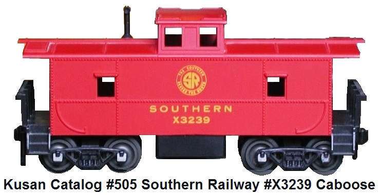 Kusan KMT catalog #505 Southern Railway X3239 caboose in 'O' gauge