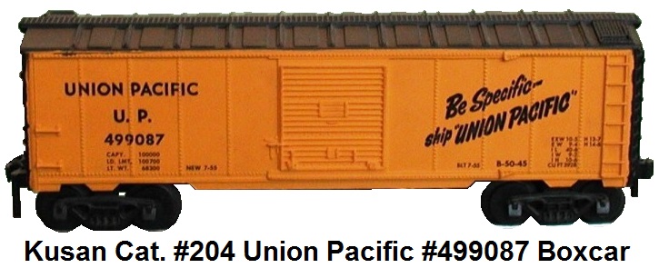 Kusan Cat. #204 Union Pacific #499087 box car