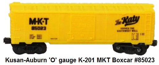 Kusan-Auburn 'O' gauge K-201 MKT box car #85023