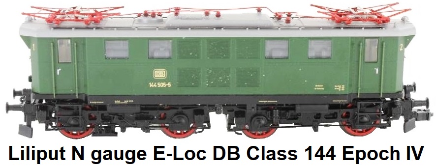 Liliput N gauge E-loc DB Class 144-5 Epoch IV