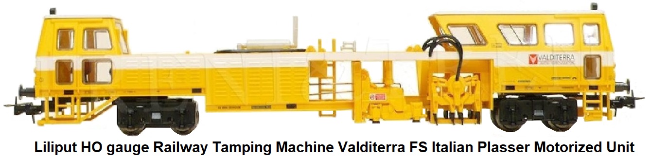 Liliput HO gauge Railway Tamping Machine Valditerra FS Italian Plasser Motorized Unit