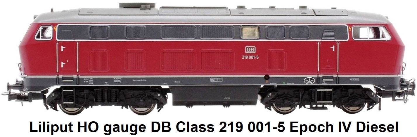 Liliput HO gauge DB Class 219 001-5 Epoch IV Diesel