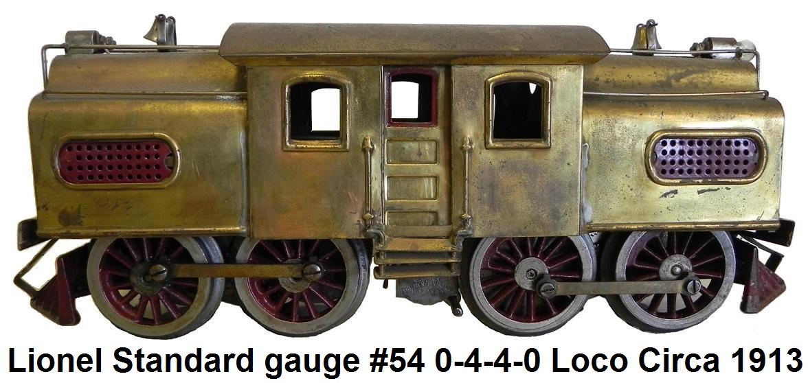 Lionel Standard gauge #54 Electric Outline 4-4 Loco made from 1913 to 1924