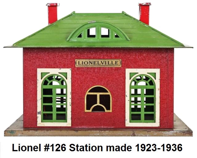 Lionel #126 Lionelville Station circa 1923-36
