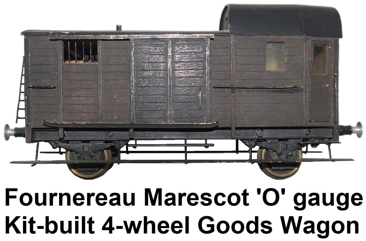 Fournereau Marescot 'O' gauge 4-wheel closed goods wagon