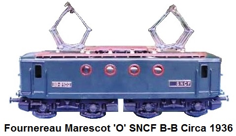 Fournereau Marescot 'O' gauge SNCF model locomotive BB8102, bronze casting, working pantographs and lights