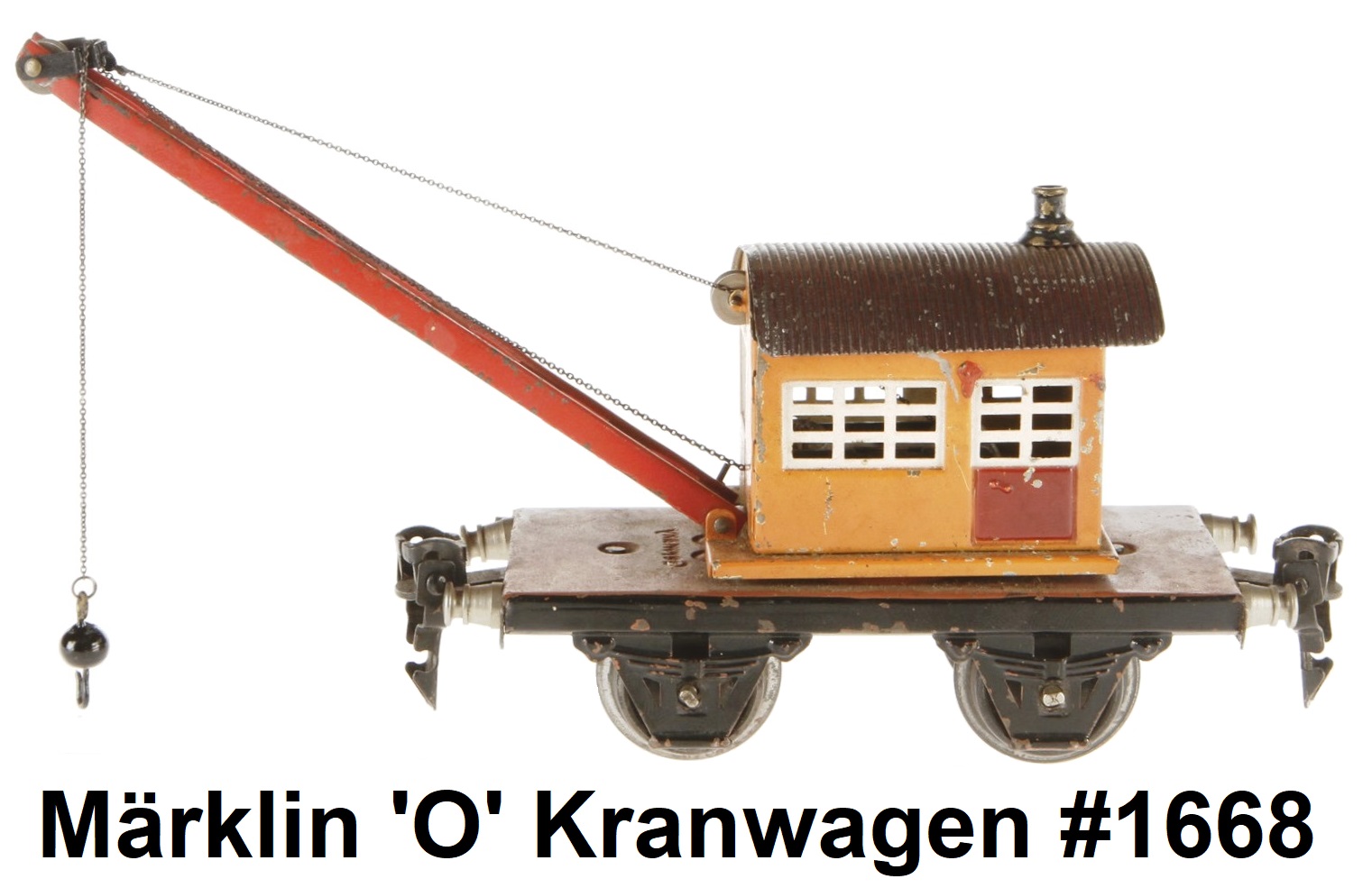 Märklin 'O' gauge Kranwagen #1668