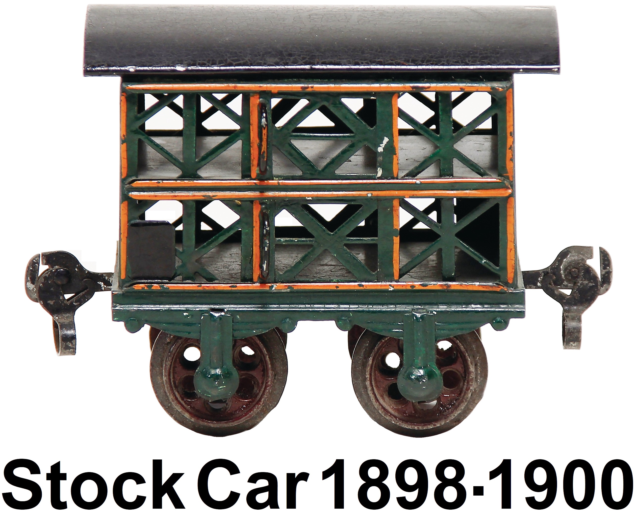 Märklin #1 gauge #1809, small animal car, circa 1898 - 1900