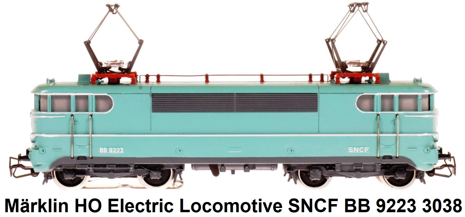 Märklin HO gauge SNCF BB Electric Locomotive 9223 3038