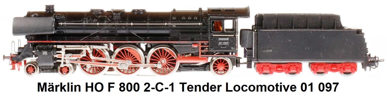 Märklin HO gauge F 800 2-C-1 tender locomotive 01 097