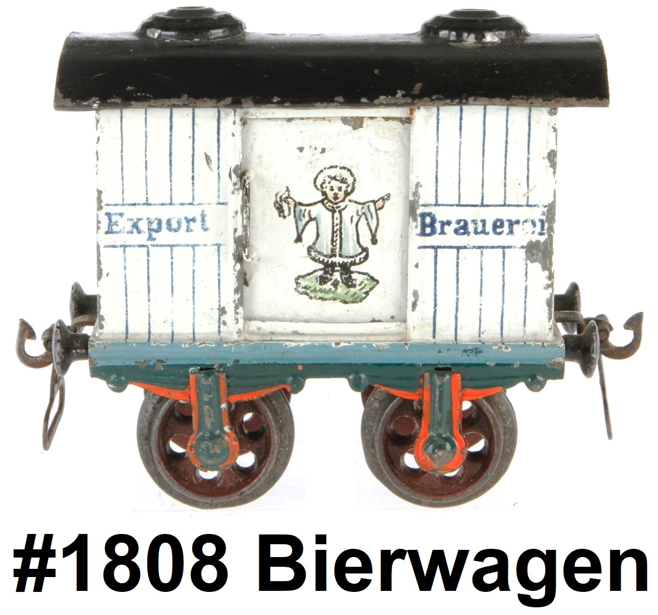 Märklin 1 gauge #1808 Munich Kindl beer wagon