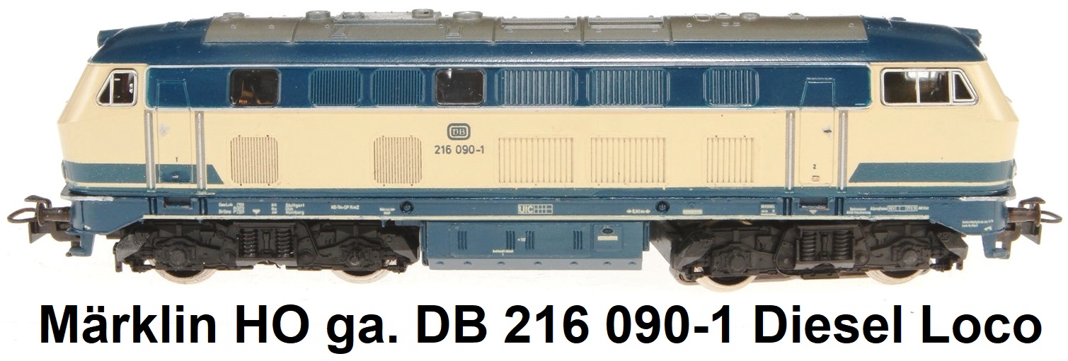 Märklin HO gauge Deutsche Bundesbahn diesel locomotive 216 090-1