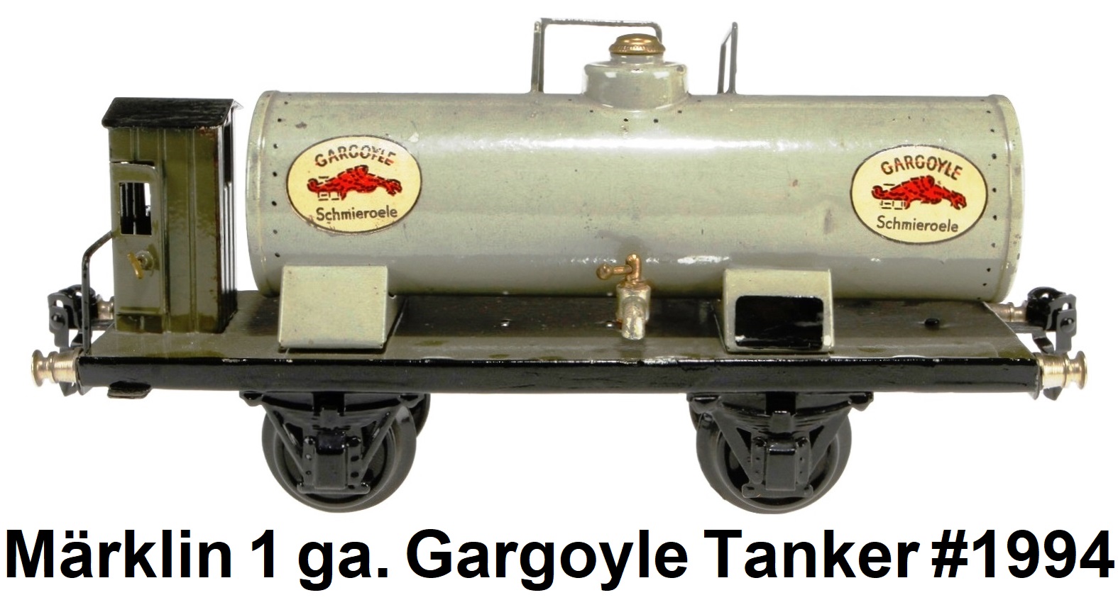 Märklin 1 gauge Gargoyle tank car #1994, HL, with Brakeman's House