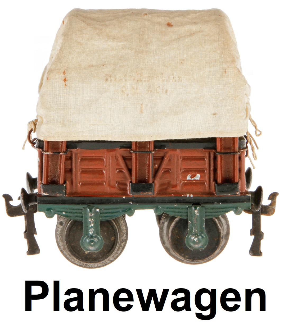 Märklin 1 gauge Planewagen #1810 covered wagon