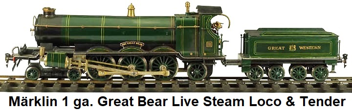 Märklin Great Bear Steam loco & tender in gauge 1