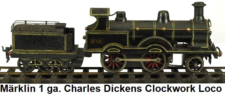Märklin Charles Dickens clockwork loco & tender in gauge 1