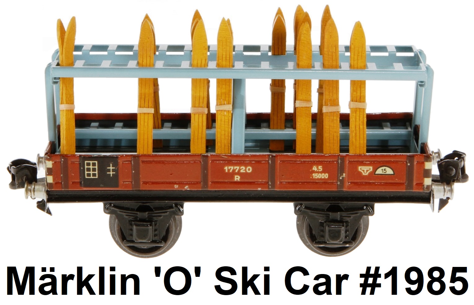 Märklin 'O' gauge ski-car #1985