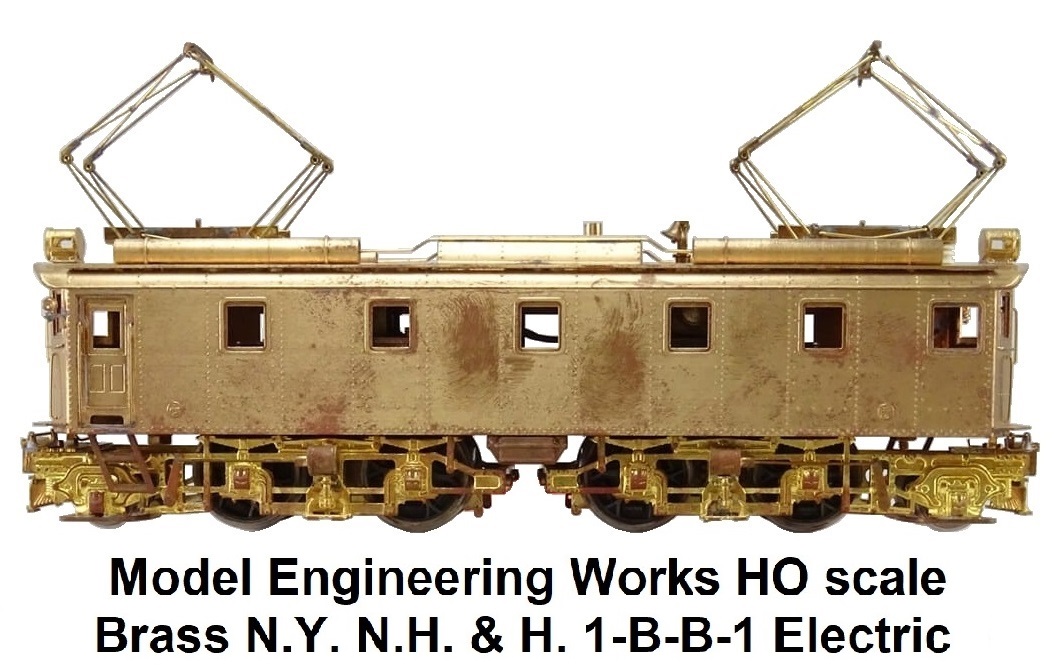 Model Engineering Works HO scale New York New Haven and Hartford EF-1 Box Cab electric
