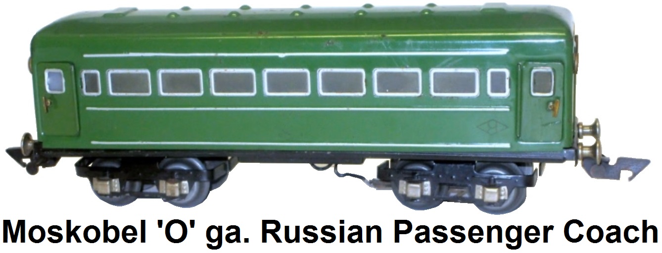 Moskobel 'O' gauge Russian Passenger coach