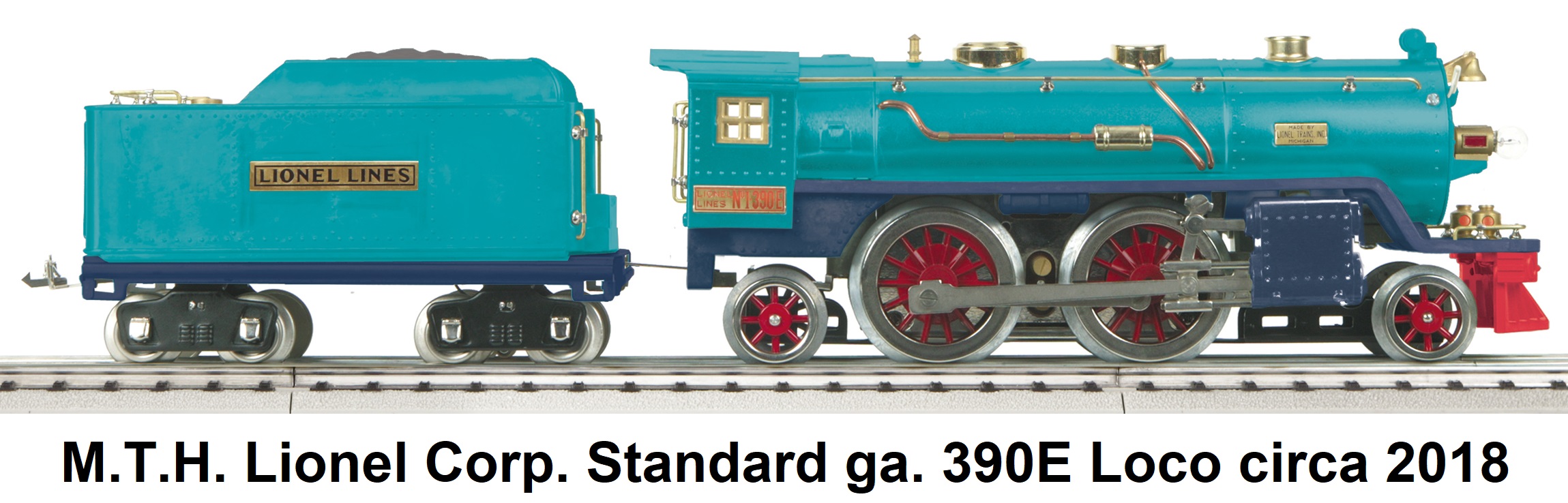 MTH Lionel Corporation Tinplate 390E Standard gauge 2-4-2 loco with Proto-Sound 3.0 circa 2018