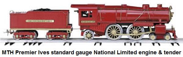 MTH Ives reproduction National Limited Steam Loco in Standard gauge
