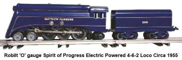 Robilt 'O' gauge Spirit of Progress Electric version circa 1955