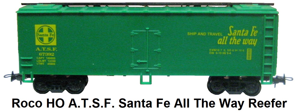 Roco HO Santa Fe A.T.S.F. Santa Fe All The Way reefer #67382