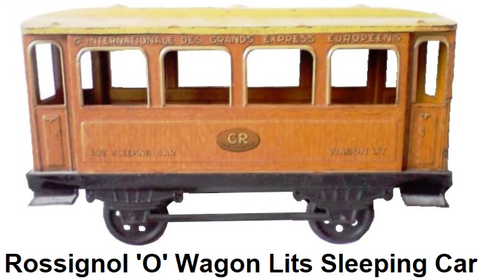 Rossignol CR 'O' gauge Wagon Lits Sleeping Car