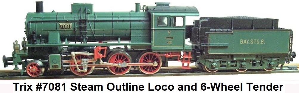 Trix #7081 steam loco and tender