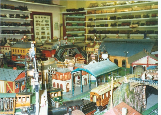 A small portion of Ward Kimball's train collection.