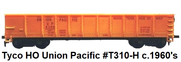 Tyco HO Union Pacific 40' gondola #T310-H red box era