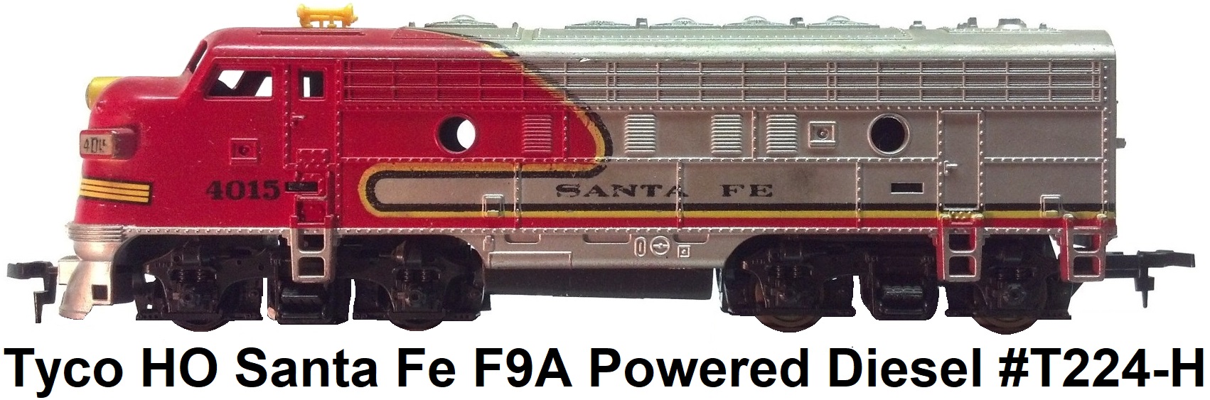 Tyco HO Santa Fe F9A Powered Diesel #T224-H