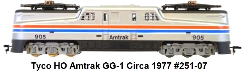 Tyco HO Amtrak GG-1 Circa 1977 #251-07