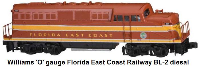 Williams 'O' gauge Florida East Coast BL-2 diesel locomotive