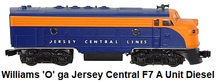 Williams 'O' ga Jersey Central F7 A unit diesel engine set made from original Kusan Tooling