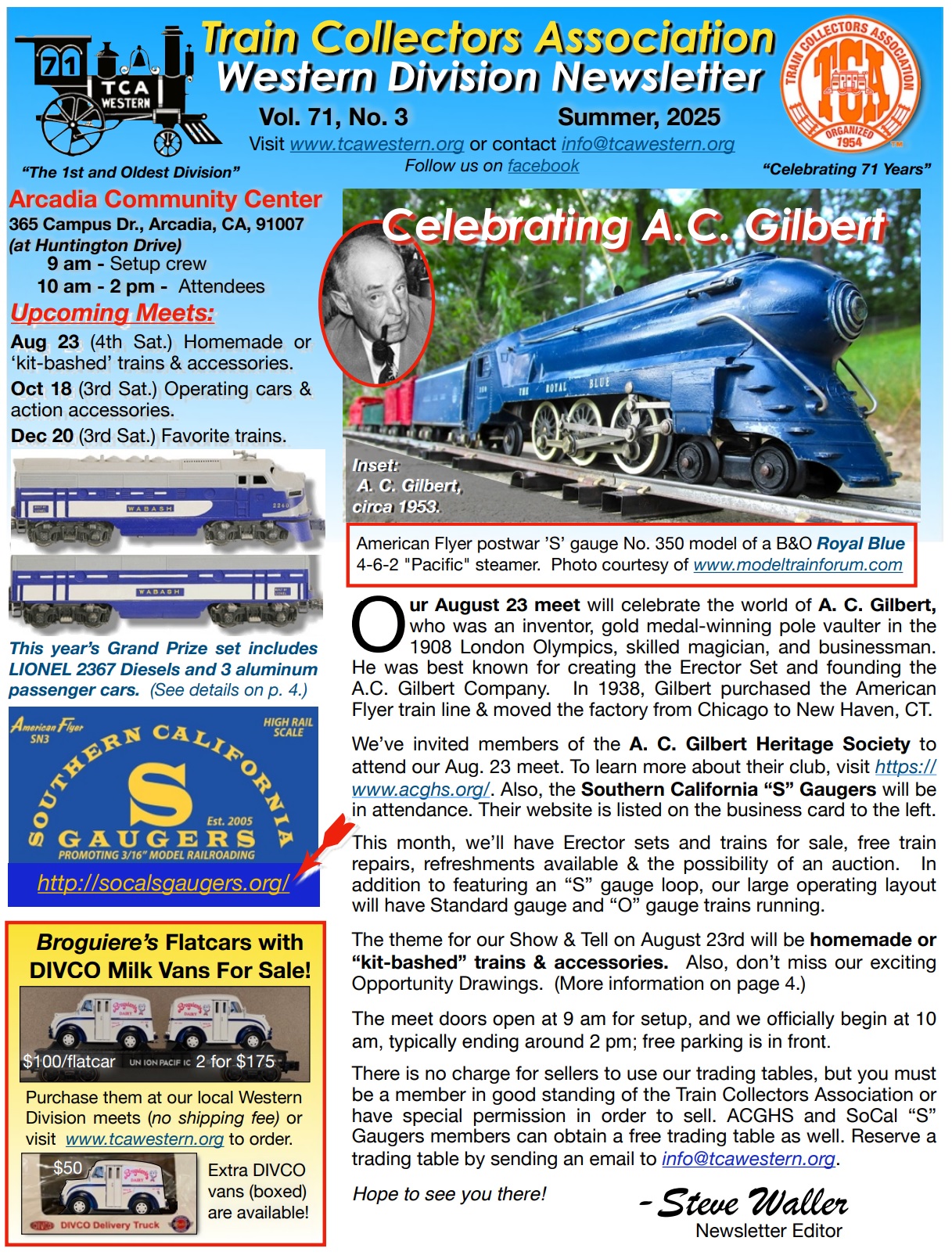 August 2025 Newsletter